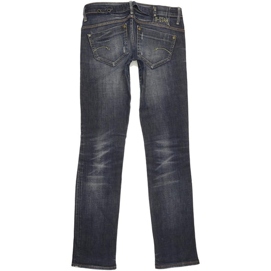 G-Star Midge Women Blue Straight Slim Stretch Jeans W30 L34