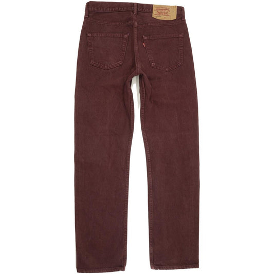 Levi's 501 Made in USA Men Purple Straight Regular Jeans W33 L32