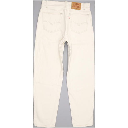 Levi's 550 Made in USA Beige Tapered Relaxed Mom Jeans High Waisted W34 L30