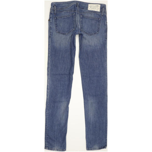 Diesel Matic 008SR Women Blue Straight Slim Stretch Jeans W29 L34