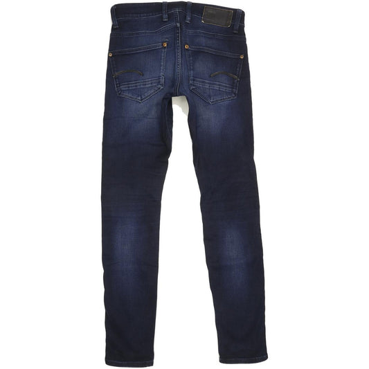 G-Star Revend Women Navy Skinny Slim Stretch Jeans W28 L32