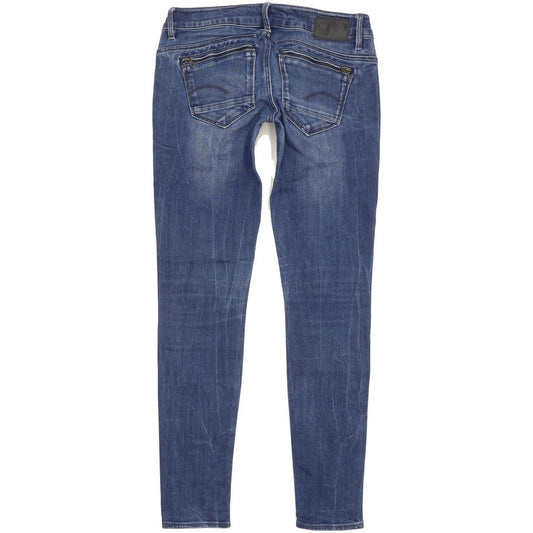G-Star Midge Women Blue Skinny Slim Stretch Jeans W26 L29