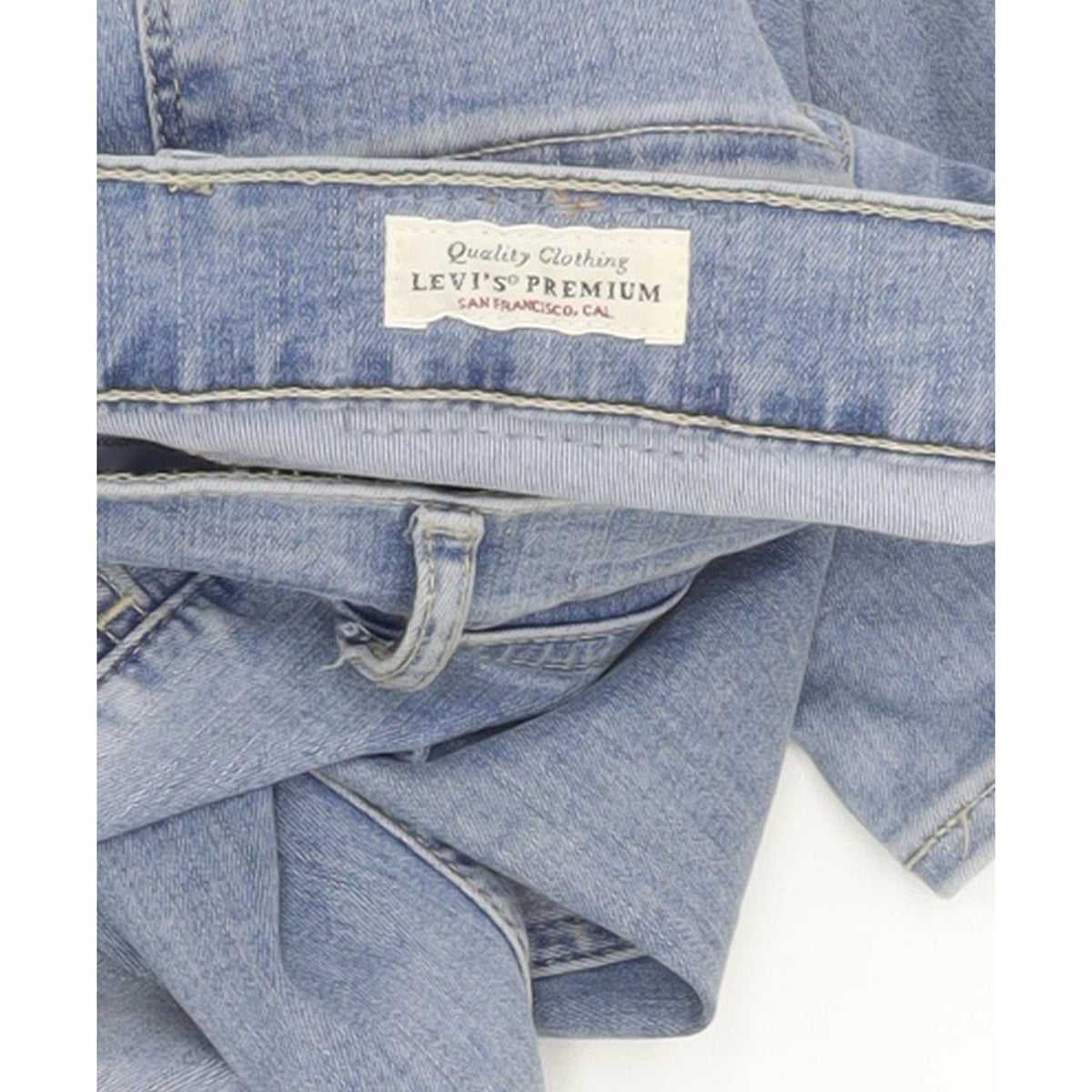 Levi's 710 Super Women Blue Skinny Slim Stretch Jeans W30 L34
