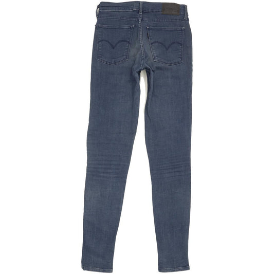 Levi's 710 Super Women Blue Skinny Slim Stretch Jeans W26 L30