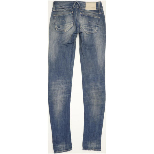 G-Star Lynn Women Blue Skinny Slim Stretch Jeans W26 L34