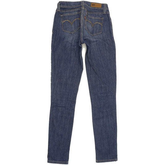 Levi's Bold Curve Women Blue Skinny Slim Stretch Jeans W24 L30