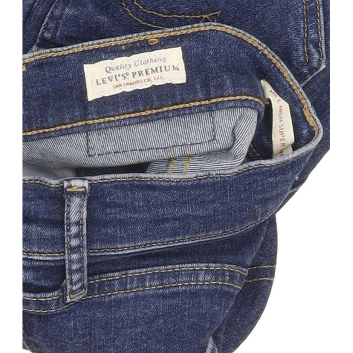 Levi's Mile Women Blue Skinny Slim Stretch Jeans W25 L28