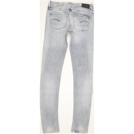 G-Star 3301 Women Blue Skinny Slim Stretch Jeans W28 L34