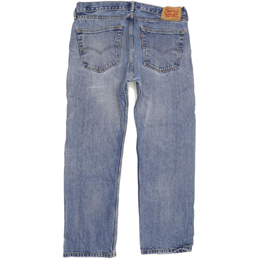 Levi's 505 Men Blue Straight Regular Jeans W36 L29