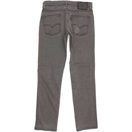 Levi's 511 Men Grey Straight Slim Stretch Jeans W30 L30