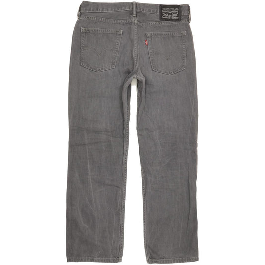 Levi's 514 Men Grey Straight Slim Jeans W33 L28