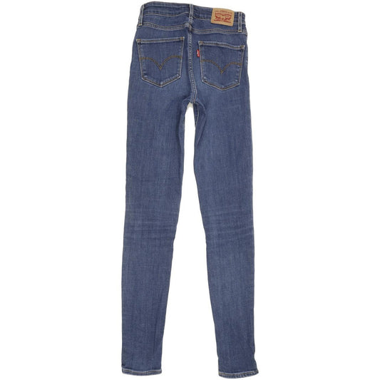Levi's 721 Women Blue Skinny Slim Stretch Jeans W25 L32