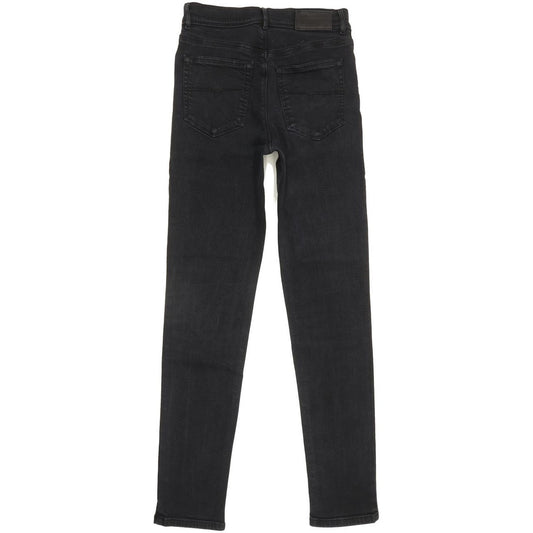 Diesel Highknee 0661T Women Black Skinny Slim Stretch Jeans W24 L28