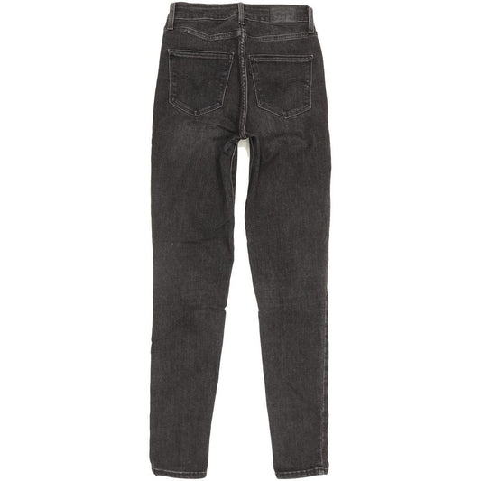 Levi's 721 Women Charcoal Skinny Slim Stretch Jeans W25 L30