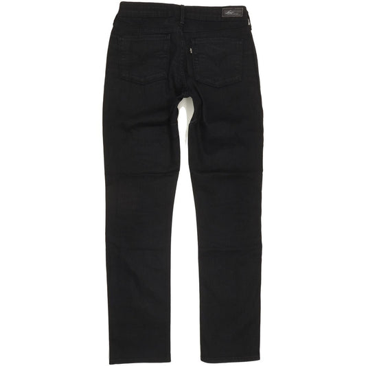 Levi's Slight Curve Women Black Straight Classic Stretch Jeans W29 L30