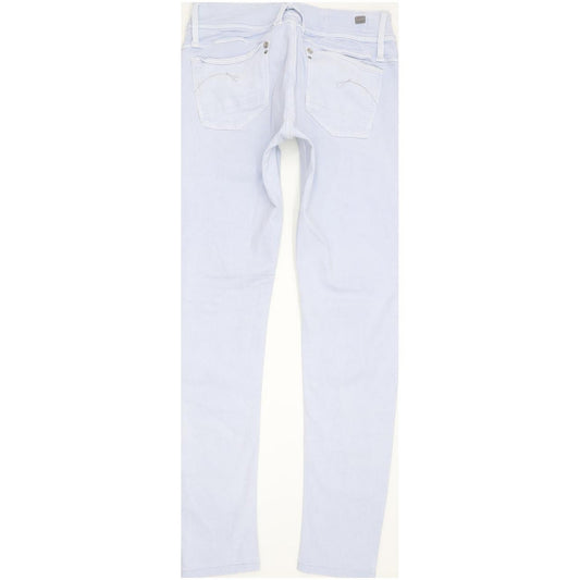 G-Star Lynn Women Blue Skinny Slim Stretch Jeans W28 L30