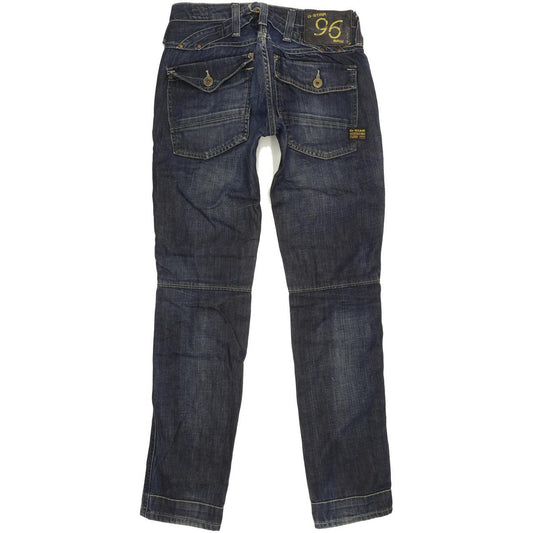 G-Star 3301 Women Blue Straight Slim Jeans W27 L31