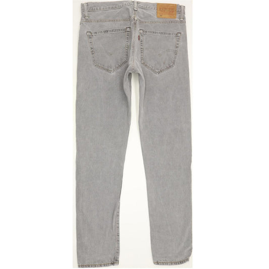 Levi's 520 Men Grey Tapered Slim Jeans W32 L31