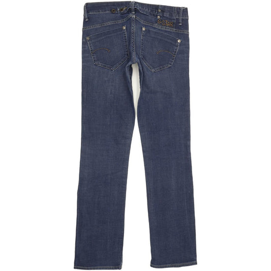 G-Star Midge Women Blue Straight Slim Stretch Jeans W27 L31