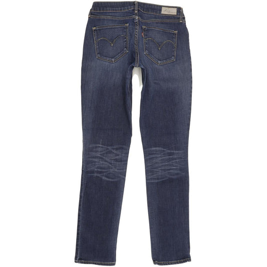 Levi's Women Blue Straight Slim Stretch Jeans W30 L31