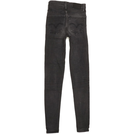 Levi's Mile Women Black Skinny Slim Stretch Jeans W25 L31
