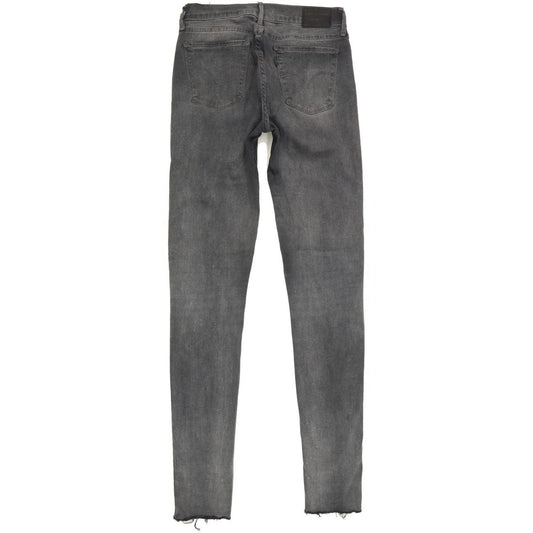 Levi's 710 Super Women Grey Skinny Slim Stretch Jeans W28 L31