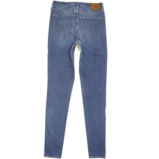 Levi's Mile Blue Skinny Slim Stretch Jeans High Waisted W29 L32