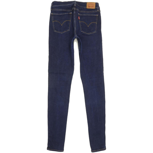 Levi's 710 Super Women Blue Skinny Slim Stretch Jeans W29 L32