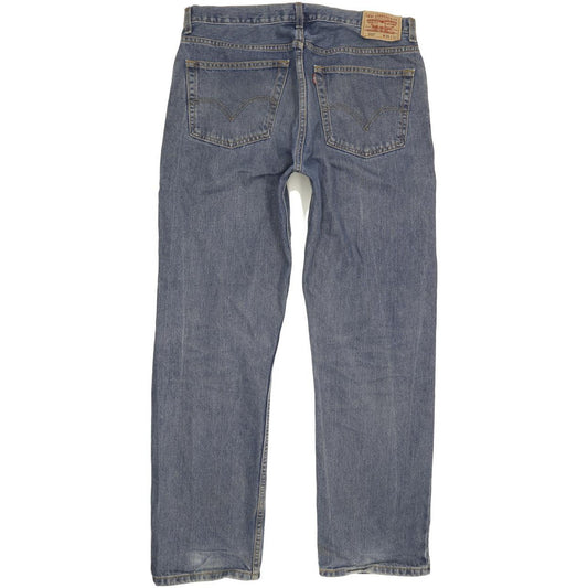 Levi's 505 Men Blue Straight Regular Jeans W36 L32