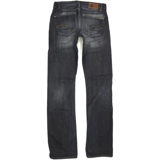 G-Star 3301 Correct Women Blue Straight Slim Jeans W26 L34