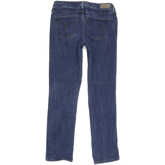 Levi's Slight Curve Women Blue Straight Classic Stretch Jeans W29 L28