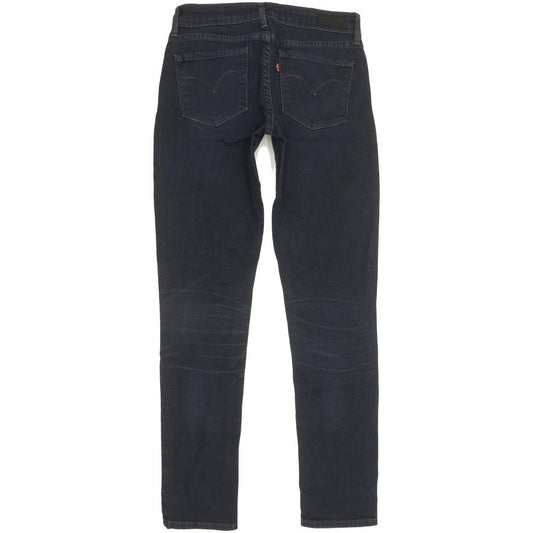 Levi's Demi Curve Women Navy Skinny Slim Stretch Jeans W27 L29