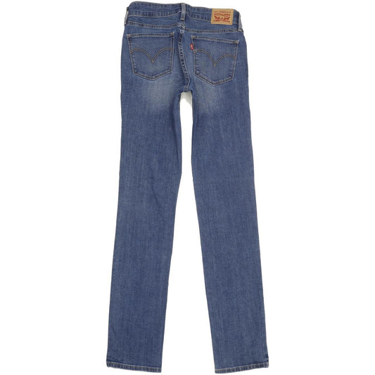 Levi's 712 Men Blue Straight Slim Stretch Jeans W27 L33