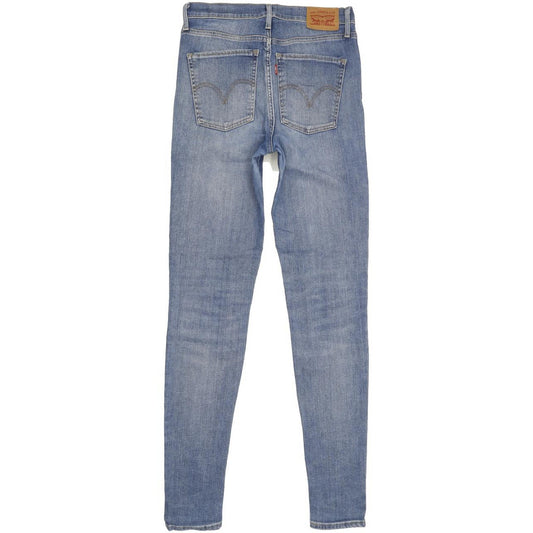 Levi's Mile Blue Skinny Slim Stretch Jeans High Waisted W28 L32