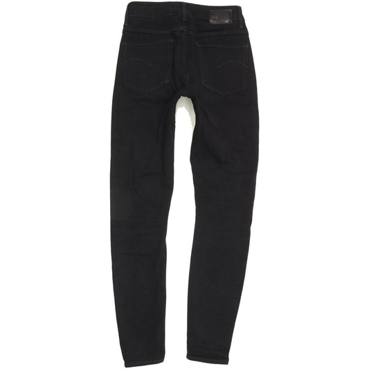 G-Star Women Black Skinny Slim Stretch Jeans W25 L28