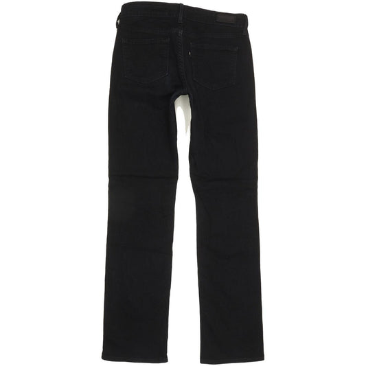 Levi's Slight Curve Women Black Straight Classic Stretch Jeans W27 L30