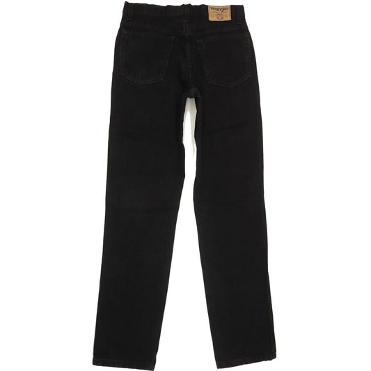 Wrangler Comfort Men Black Straight Regular Jeans W32 L35