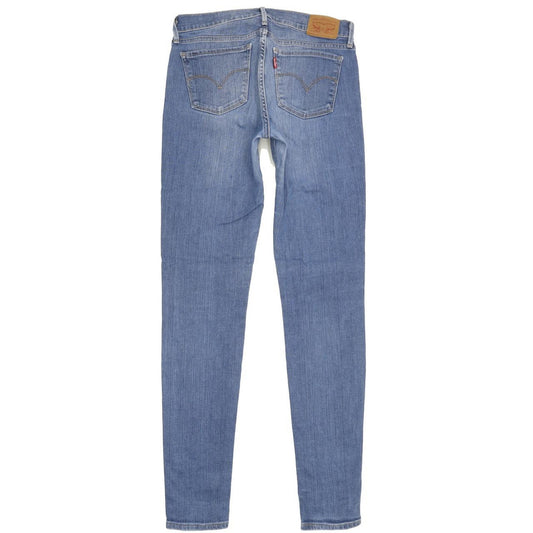 Levi's 710 Super Women Blue Skinny Slim Stretch Jeans W28 L31