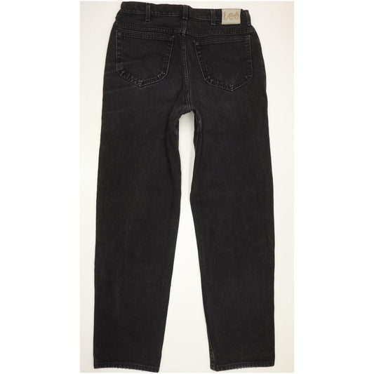 Lee Men Black Straight Regular Jeans W34 L33