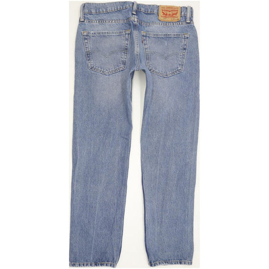 Levi's 502 Men Blue Tapered Regular Stretch Jeans W32 L29