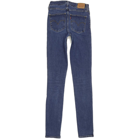 Levi's 721 Women Blue Skinny Slim Stretch Jeans W27 L32