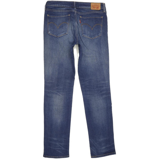 Levi's 721 Women Blue Straight Slim Stretch Jeans W29 L30