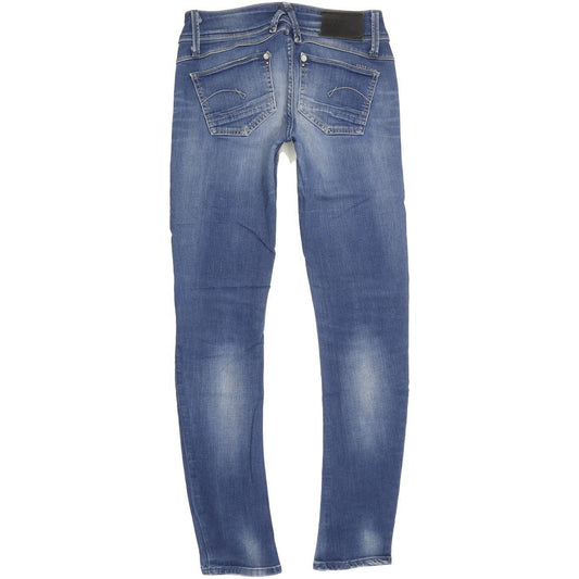 G-Star Lynn Women Blue Skinny Slim Stretch Jeans W27 L30