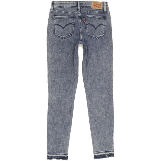 Levi's 711 Women Blue Skinny Slim Stretch Jeans W26 L28
