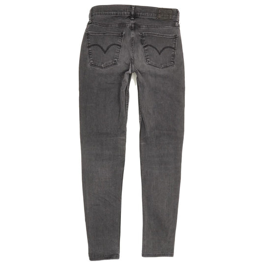 Levi's 710 Super Women Charcoal Skinny Slim Stretch Jeans W27 L26