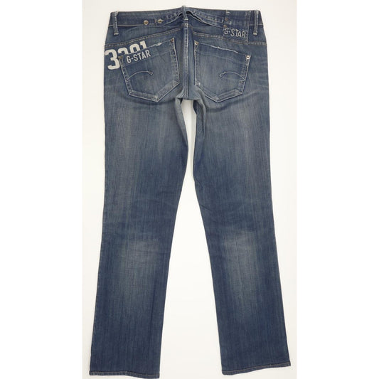 G-Star Midge Women Blue Straight Slim Stretch Jeans W31 L31