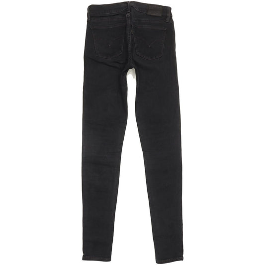 Levi's 710 Super Women Black Skinny Slim Stretch Jeans W25 L30