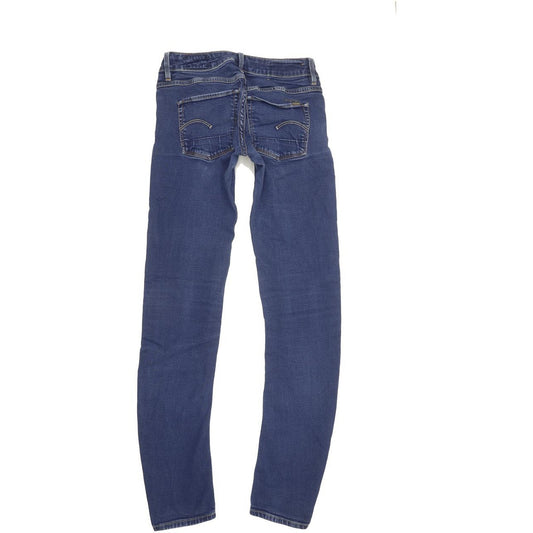 G-Star Women Blue Skinny Slim Stretch Jeans W26 L31
