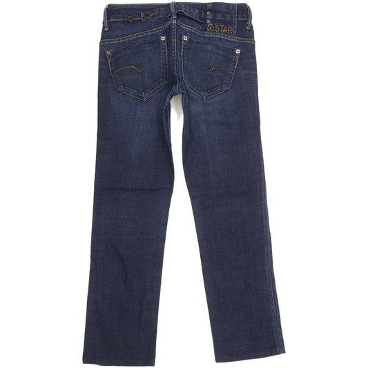 G-Star Midge Women Blue Straight Slim Stretch Jeans W27 L27