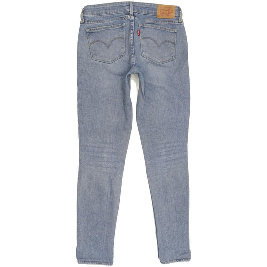 Levi's 711 Women Blue Skinny Slim Stretch Jeans W24 L27